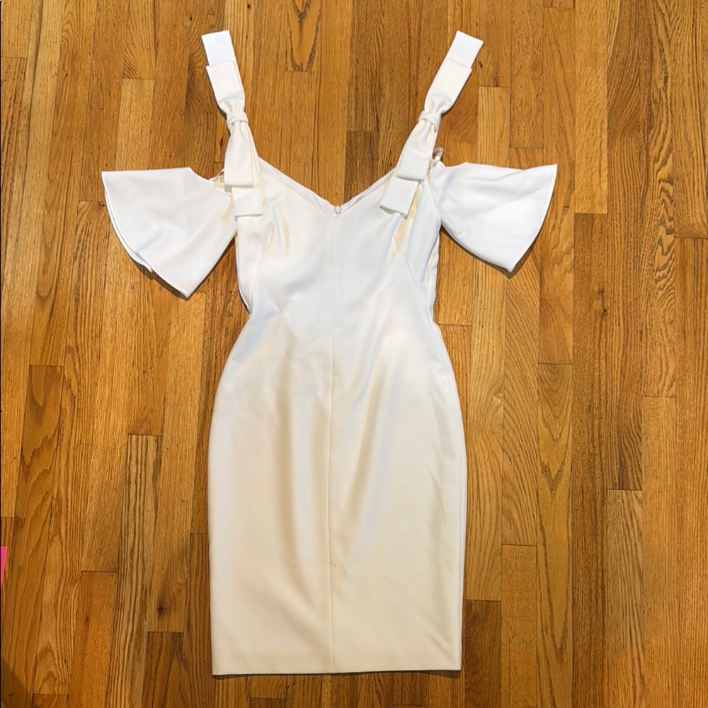 Black Halo Elegant White Dress Womenās Size 2
